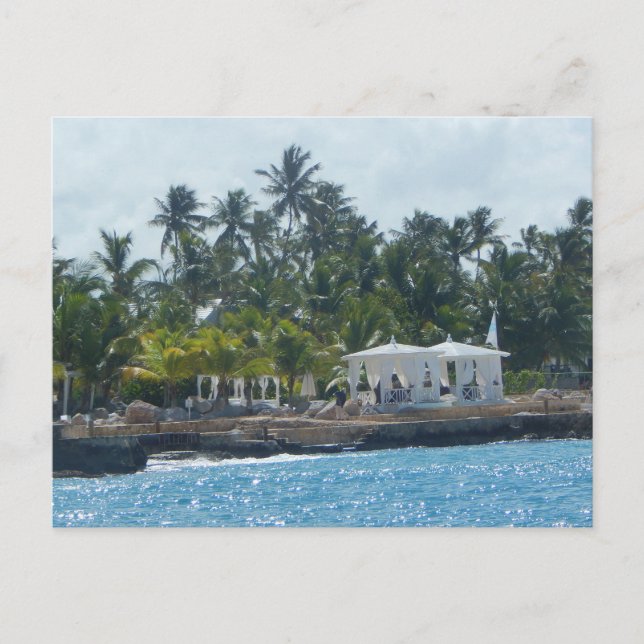 DOMINICA REPUBLIC 2 POSTCARD (Front)