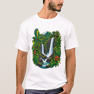 Dominica Trafalgar Falls Parrot T-Shirt