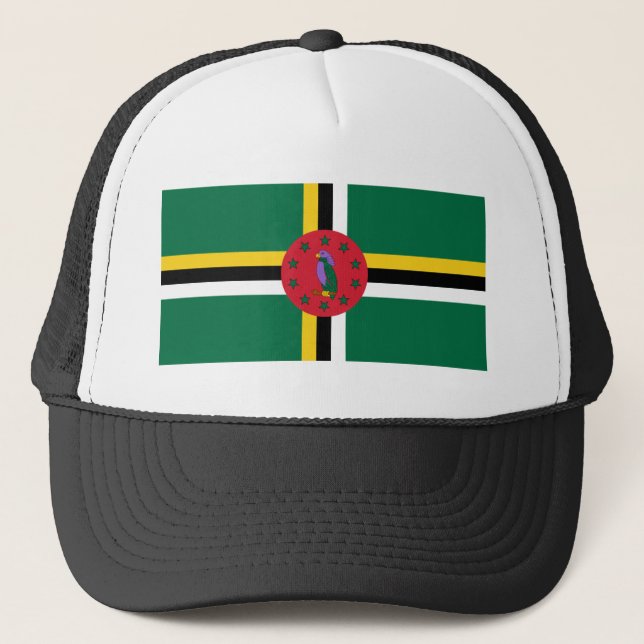 dominica trucker hat (Front)