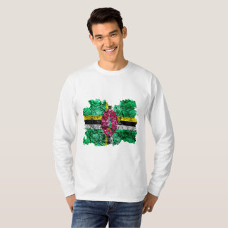 Dominica Vintage Flag T-Shirt