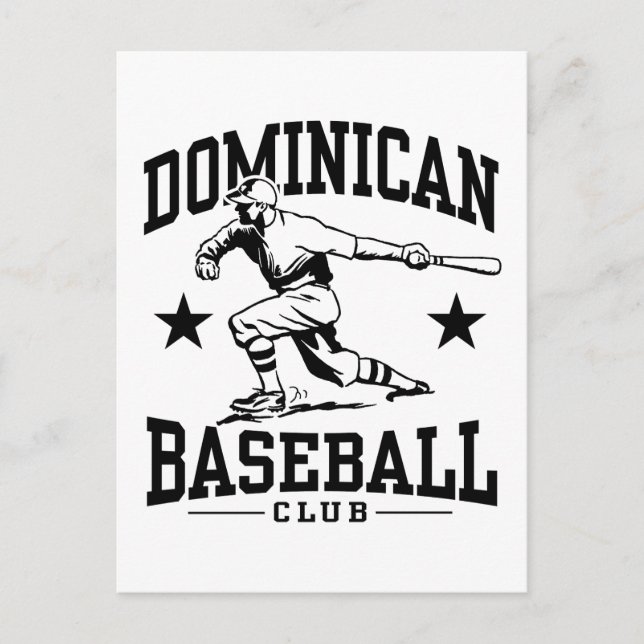 Dominican Baseball Postcard (Front)