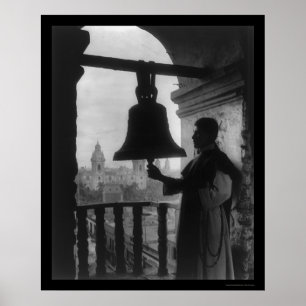 Dominican Church Tower in Lima, Peru 1902 Poster
