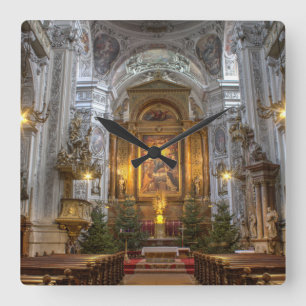 Dominican Church Vienna Austria Square Wall Clock