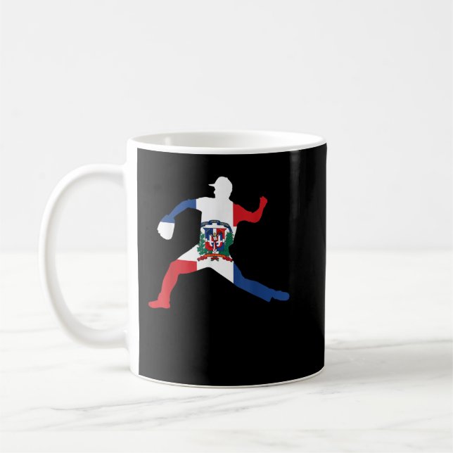 Dominican Flag - Dominican Republic Baseball 264 Coffee Mug (Left)