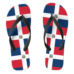 Dominican flag jandals