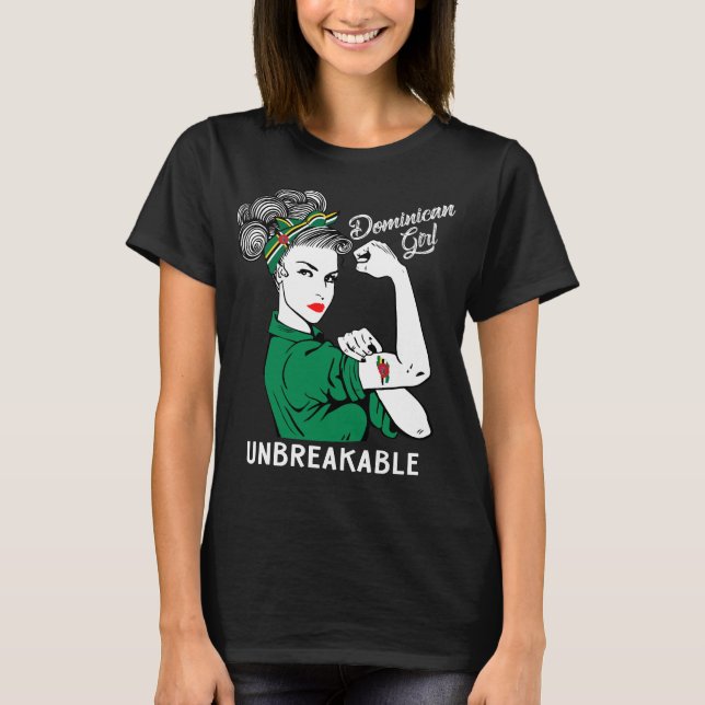 Dominican Girl Unbreakable T-Shirt (Front)