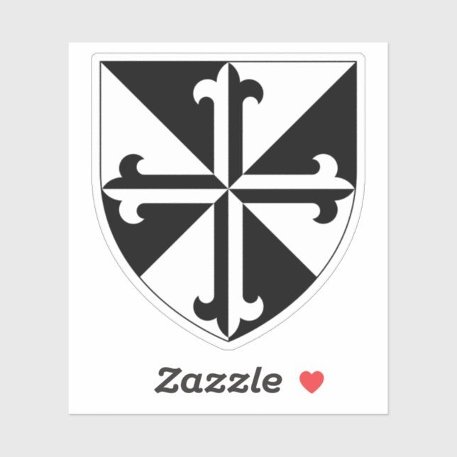 Dominican Order Shield Vinyl Sticker (Sheet)