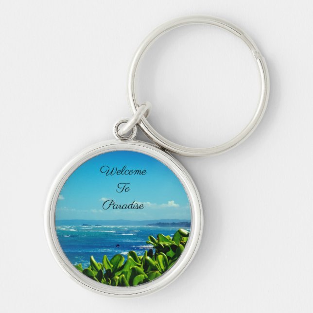 Dominican Paradise Key Ring (Front)