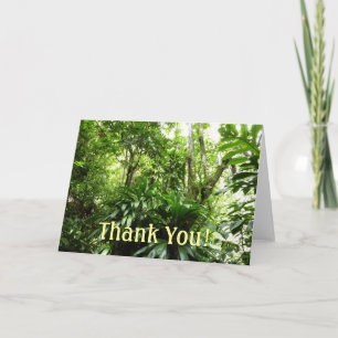 Dominican Rain Forest I Thank You Card