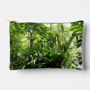Dominican Rain Forest I Tropical Green Nature Accessory Pouch