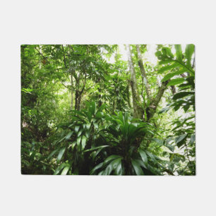 Dominican Rain Forest I Tropical Green Nature Doormat