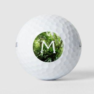 Dominican Rain Forest I Tropical Green Nature Golf Balls