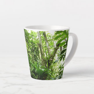 Dominican Rain Forest I Tropical Green Nature Latte Mug