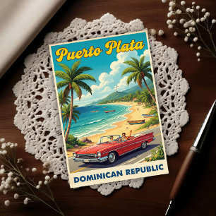 Dominican Republic: 1960s Travel Postcard