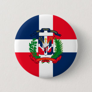 Dominican Republic 6 Cm Round Badge