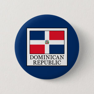 Dominican Republic 6 Cm Round Badge