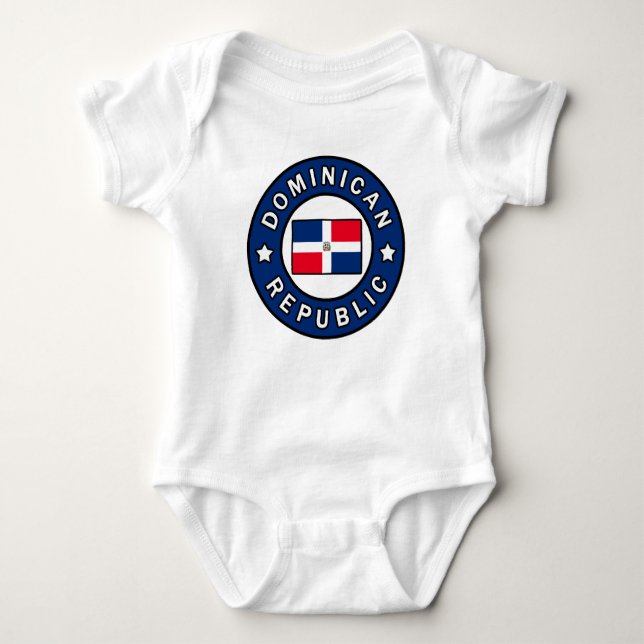 Dominican Republic Baby Bodysuit (Front)