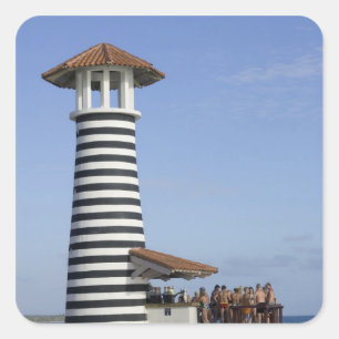 Dominican Republic, Bayahibe, Iberostar Hacienda 2 Square Sticker
