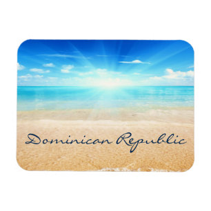 Dominican Republic beach sunrise Magnet