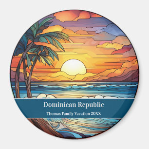 Dominican Republic Beach Vacation Magnet
