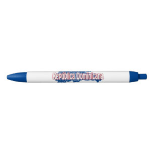 Dominican Republic Blue Ink Pen