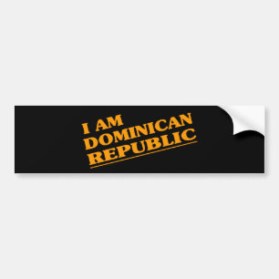 DOMINICAN REPUBLIC BUMPER STICKER