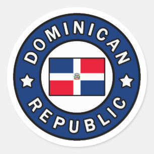 Dominican Republic Classic Round Sticker