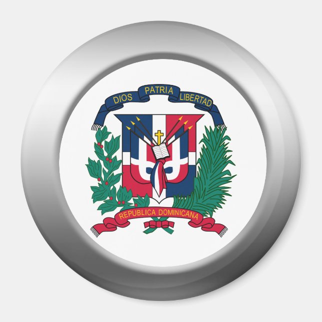 Dominican Republic Coat of Arms Magnet (Front)