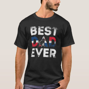 Dominican Republic Dad Father Superhero Hero  T-Shirt