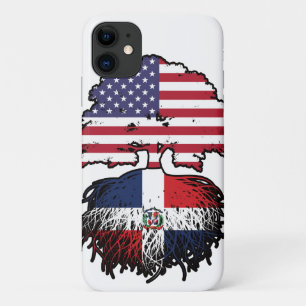 Dominican Republic Dominican American USA Tree Case-Mate iPhone Case