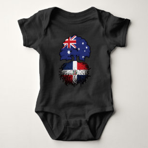 Dominican Republic Dominican Australian Australia Baby Bodysuit