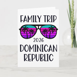 Dominican Republic Family Trip 2026 Vacation Match Card