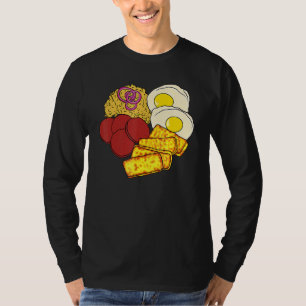 Dominican Republic Favourite Food Mangú Salami T-Shirt