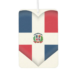 Dominican Republic Flag Car Air Freshener