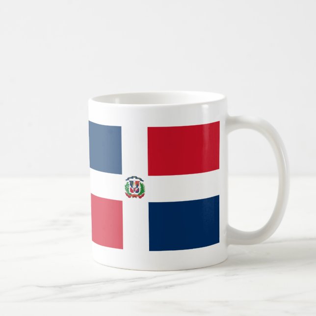 Dominican Republic flag Coffee Mug (Right)