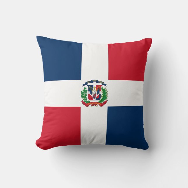Dominican Republic Flag Cushion (Front)