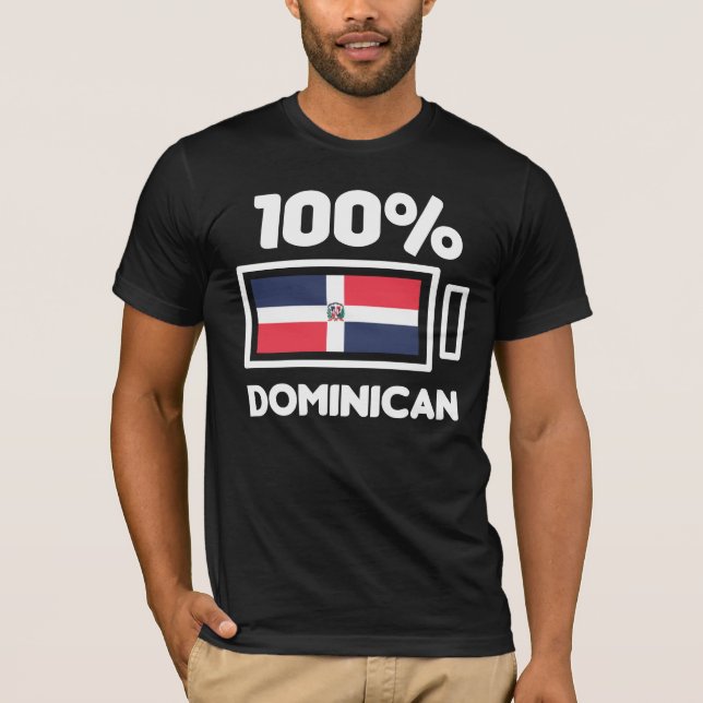 Dominican Republic Flag Dominican Power homeland T-Shirt (Front)