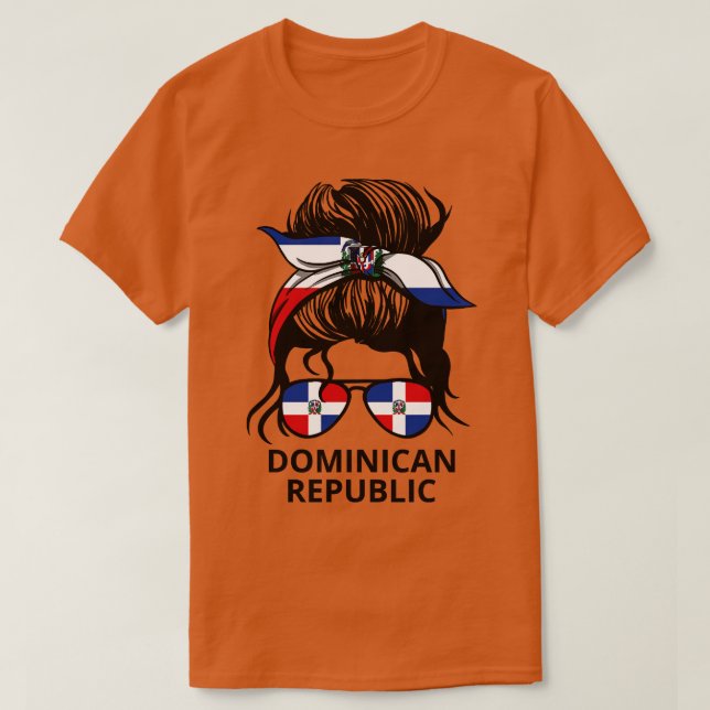 Dominican Republic Flag Dominican Republican Woman T-Shirt (Design Front)