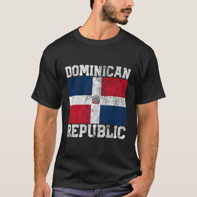 Dominican Republic Flag Family Pride Country Shirt (Front)