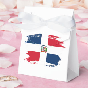 Dominican Republic flag Favour Box
