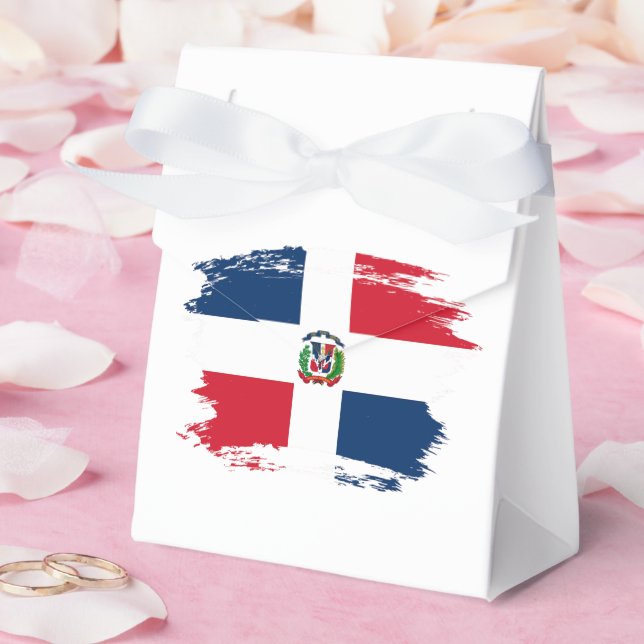 Dominican Republic flag Favour Box (Wedding)
