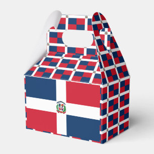 Dominican Republic flag Favour Box