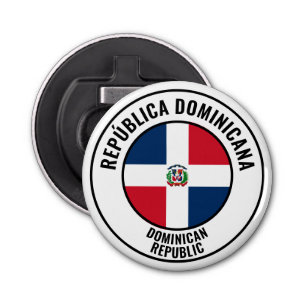 Dominican Republic Flag Gorgeous Patriotic Bottle Opener