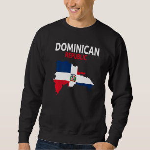 Dominican Republic Flag Idea For Men & Dominican F Sweatshirt