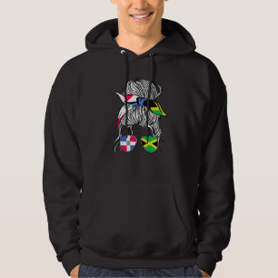 Dominican Republic Flag Jamaica Grown Women Girl C Hoodie