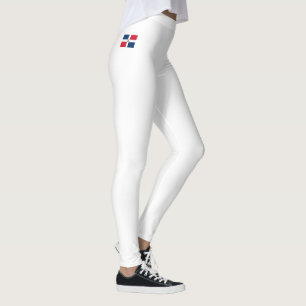 Dominican Republic flag Leggings