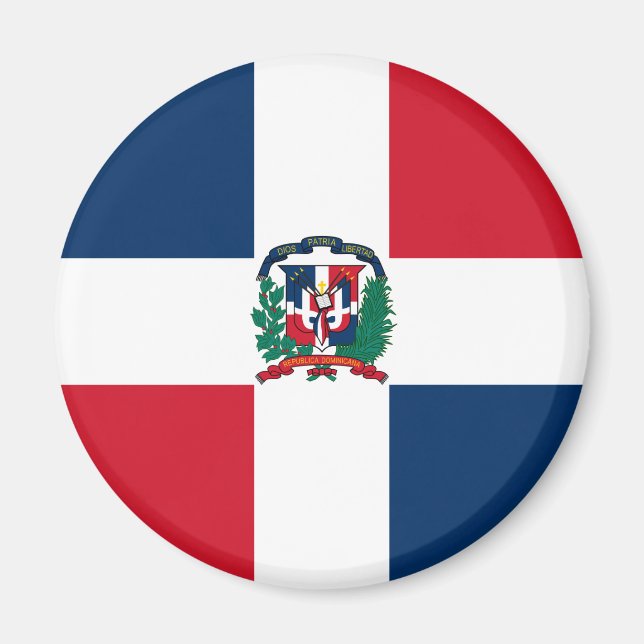 Dominican Republic Flag Magnet (Front)