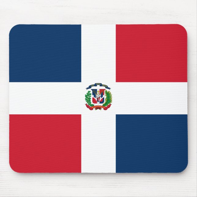 Dominican Republic Flag Mouse Pad (Front)