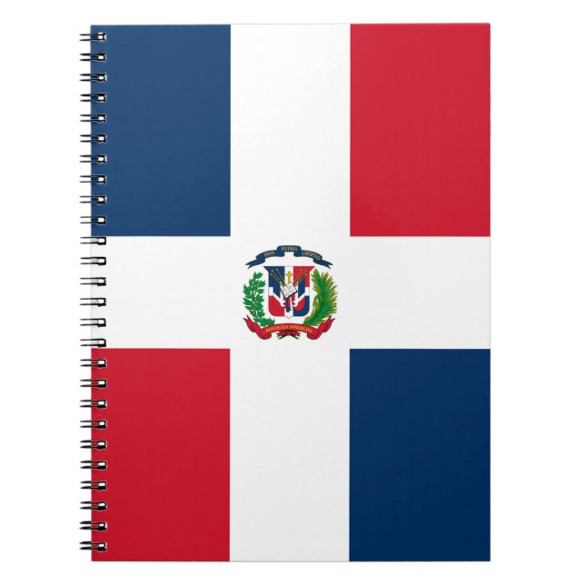 Dominican Republic flag Notebook (Front)