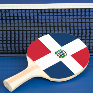 Dominican Republic flag Ping Pong Paddle